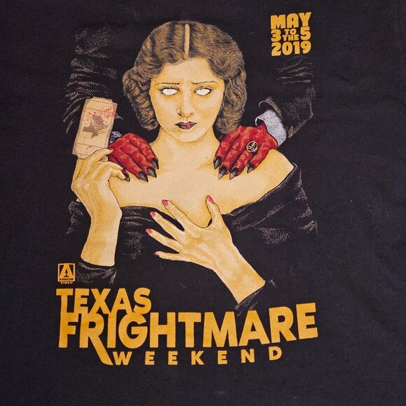 2019 Texas Frightmare T Shirt Black Size Large - Picture 1 of 6
